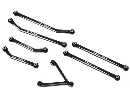 Treal Hobby Axial SCX24 Aluminum High Clearance Link Set (Black) (Deadbolt)