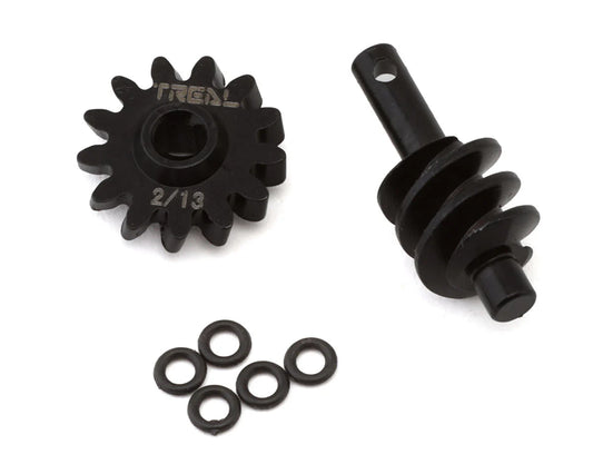Treal Hobby Axial SCX24 Steel Overdrive Differential Gears (2T/13T)