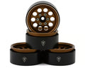 Treal Hobby 1.9" Type F 10-Hole Aluminum Crawler Beadlock Wheels (Bronze) (4) (128.6g ea)