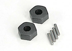 Wheel hubs, hex (2)/ stub axle pins (2)