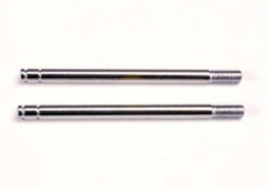 1664 Shock shafts, steel, chrome finish (long) (2)