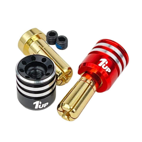 1up Racing Heatsink Bullet Plugs – 5mm