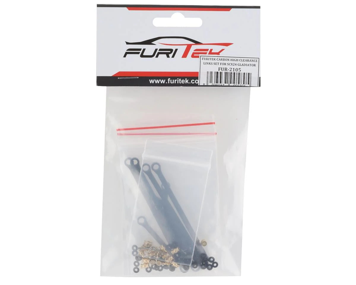 Furitek SCX24 Gladiator High Clearance Carbon Fiber Links