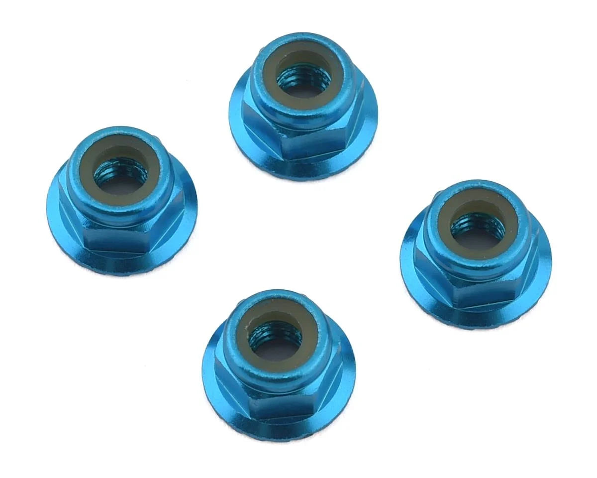 1UP Racing 4mm Serrated Aluminum Locknuts