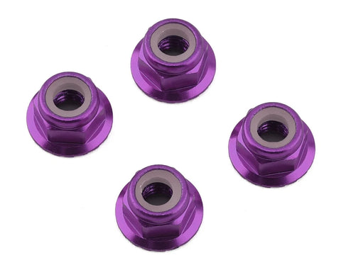 1UP Racing 4mm Serrated Aluminum Locknuts