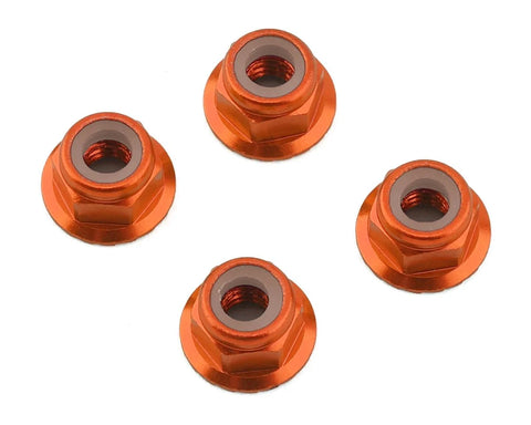 1UP Racing 4mm Serrated Aluminum Locknuts