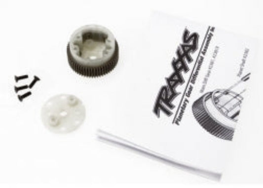 2381X Main diff with steel ring gear/ side cover plate/ screws (Bandit, Stampede, Rustler)