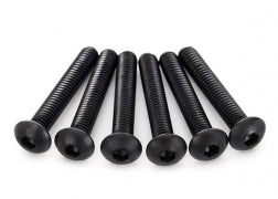 Screws, 4x22mm button-head machine (hex drive) (6)