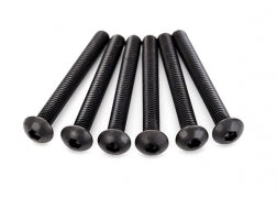 Screws, 4x30mm button-head machine (hex drive) (6)