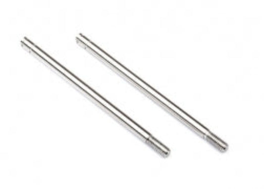 2656 Shock shafts, steel, chrome finish (xx-long) (2)