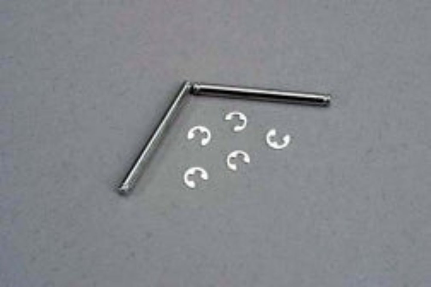 3740 Suspension pins, 2.5x29mm (king pins) w/ e-clips (2) (strengthens caster blocks)