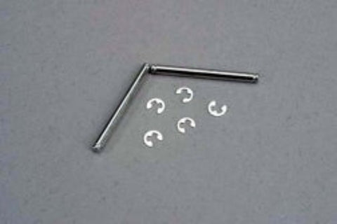 3740 Suspension pins, 2.5x29mm (king pins) w/ e-clips (2) (strengthens caster blocks)