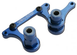 Steering bellcranks, drag link (blue-anodized 6061-T6 aluminum)/ 5x8mm ball bearings (4)/ hardware (assembled)