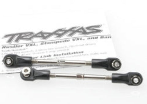 3745 Turnbuckles, toe link, 59mm (78mm center to center) (2) (assembled with rod ends and hollow balls)