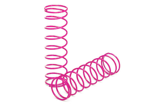 Springs, rear (pink) (2) Rear pink springs for Traxxas Ultra Shocks (2).