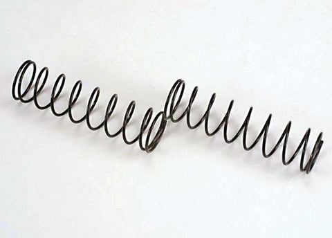 Springs, front (black) (2) Black front springs for Traxxas Ultra Shocks (2).