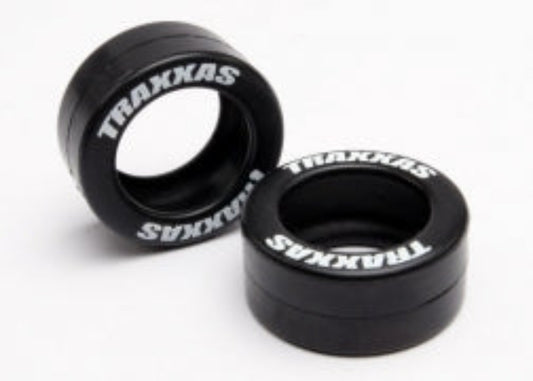 5185 Tires, rubber (2) (fits Traxxas® wheelie bar wheels)