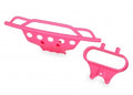 Bumper, front/ bumper mount, front (pink)