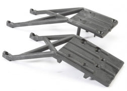 Traxxas Skidplates, front & rear (black)