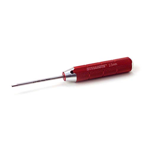 Dynamite Machined Hex Driver, Red: 2.5mm