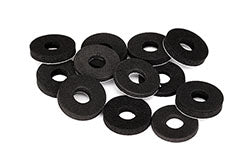 Traxxas Body washers, foam, 2mm (4)/ 3mm (4)/ 4mm (4)