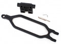 Hold down, battery/ hold down retainer/ battery post/ angled body clip (allows for installation of taller, multi-cell batteries)