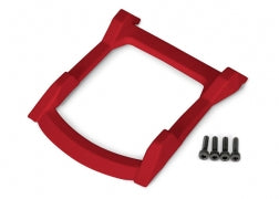 Skid plate, roof (body) (red)/ 3x12mm CS (4)