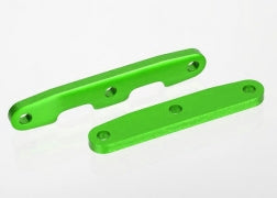 Bulkhead tie bars, front & rear, aluminum (green-anodized)