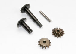 Gear set, center differential (output gears (2)/ spider gears (2)/ spider gear shaft)