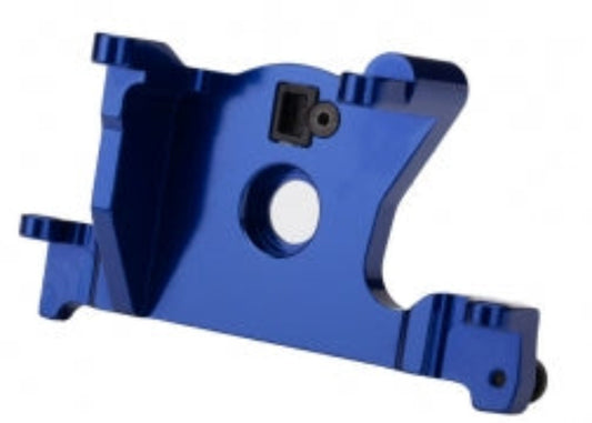 Motor mount, 6061-T6 aluminum (blue-anodized)