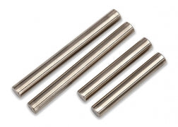 Suspension pin set, shock mount (front or rear, hardened steel), 4x25mm (2), 4x38mm (2)