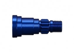 Stub axle, aluminum (blue-anodized) (1) (for use only with #7750X driveshaft)Add a touch of style to your X-Maxx with these brightly-anodized aluminum stub axles. For use with 8s-spec heavy duty driveshaft (#7750X) only.