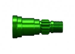Stub axle, aluminum (green-anodized) (1) (for use only with #7750X driveshaft)