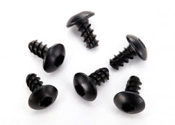 Screws, 2.6x5mm button-head, self-tapping (hex drive) (6)