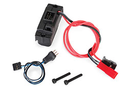LED lights, power supply (regulated, 3V, 0.5-amp)/ 3-in-1 wire harness
