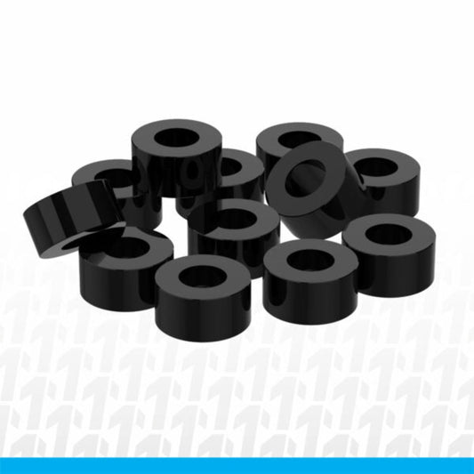 1up Racing Precision Aluminum Shims - 3x6x3mm - Black