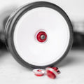 1up Racing Lockdown M4 Wheel Nuts - Red