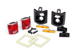 Tail lights, left & right (assembled)/ tail light retainers, left & right/ side marker lights (assembled) (2)/ side marker retainers (2)/ mounting tape (2)/ 1.6x5 BCS (self-tapping) (4)/ 2.6x8 BCS (2) (fits #8130 body)