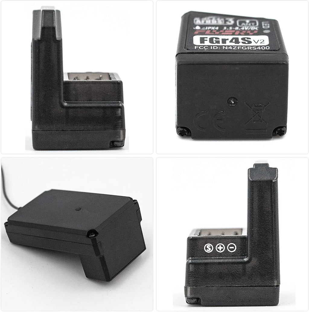 Flysky FGr4S V2 Receiver, 2.4GHz 4CH AFHDS 3