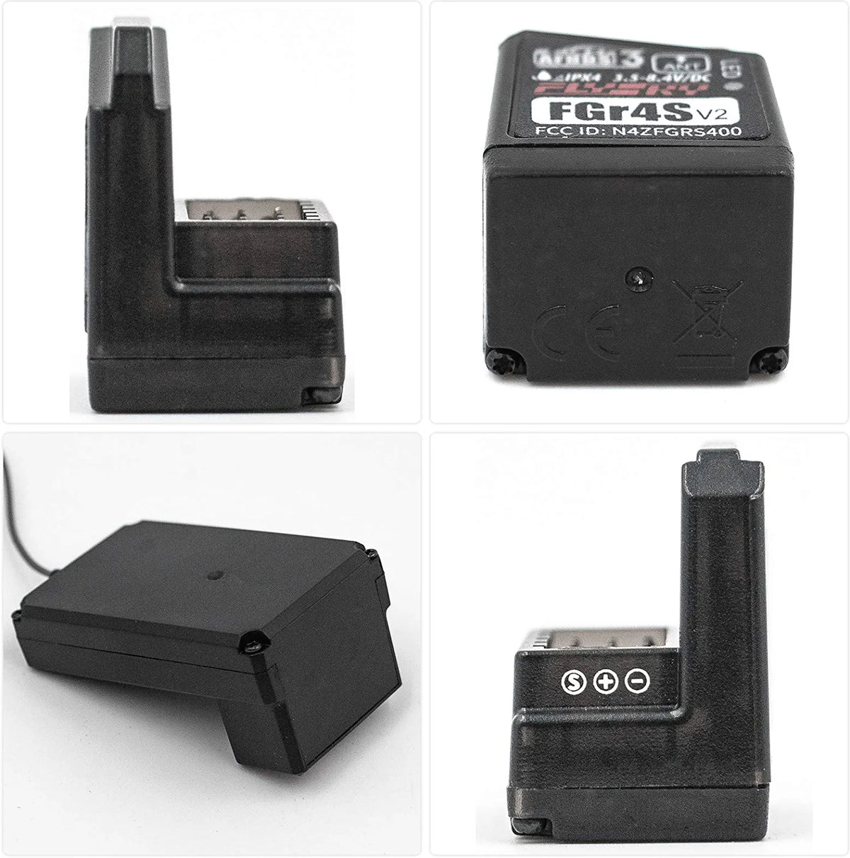 Flysky FGr4S V2 Receiver, 2.4GHz 4CH AFHDS 3