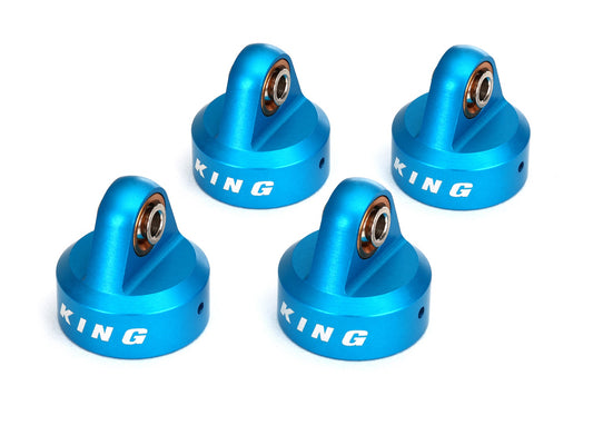 SHOCK CAP ALUMINUM KING BLUE
