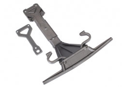 Skidplate, front (plastic)/ support plate (steel)