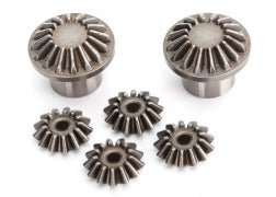 Gear set, differential (front) (output gears (2)/ spider gears (4))