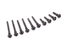 Suspension screw pin set, front or rear (hardened steel), 4x18mm (4), 4x38mm (2), 4x33mm (2), 4x43mm (2)