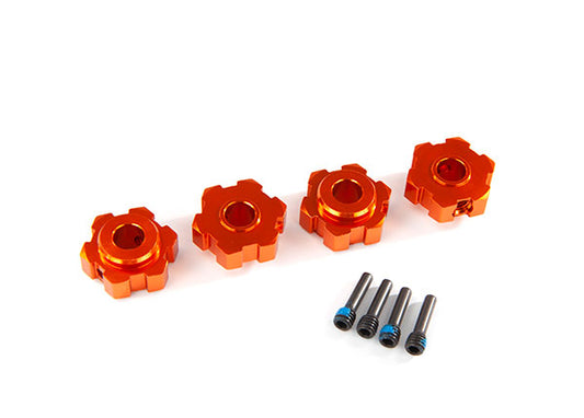 WHEEL HUBS HEX ALUM ORANGE