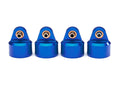 Shock caps, aluminum (blue-anodized), GT-Maxx® shocks (4)