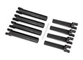Half shaft set, left or right (plastic parts only) (internal splined half shaft/ external splined half shaft) (4 assemblies) (for use with #8995 WideMaxx® suspension kit)