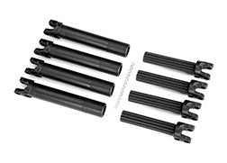 Half shaft set, left or right (plastic parts only) (internal splined half shaft/ external splined half shaft) (4 assemblies) (for use with #8995 WideMaxx® suspension kit)