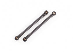 Toe links, 119.8mm (108.6mm center to center) (black) (2) (for use with #8995 WideMaxx® suspension kit)