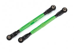 Toe links, front (TUBES green-anodized, 6061-T6 aluminum) (2) (for use with #8995 WideMaxx® suspension kit)